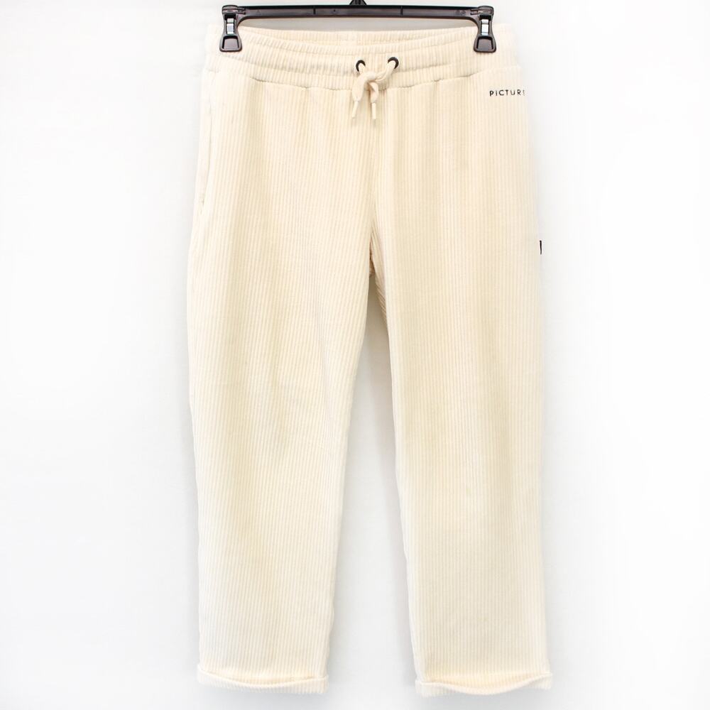 Picture organic cotton blend pull on pants macro corduroy poclets Medium